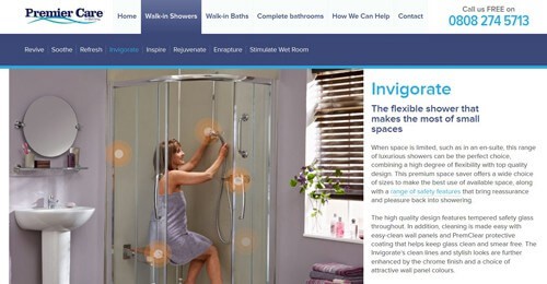 Premier Care in Bathing new website launched