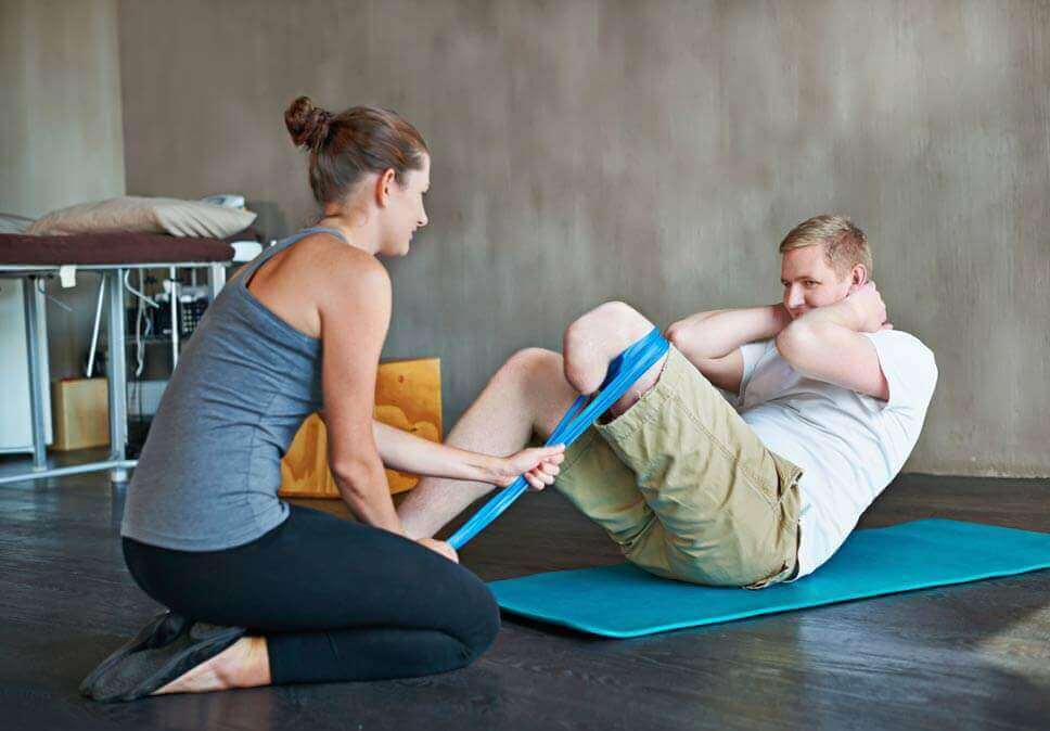 Man exercising