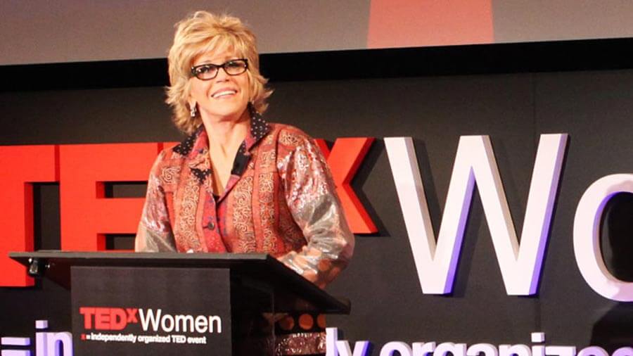 Jane Fonda at the Ted X Women Conference