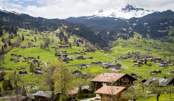 View of Switzerland