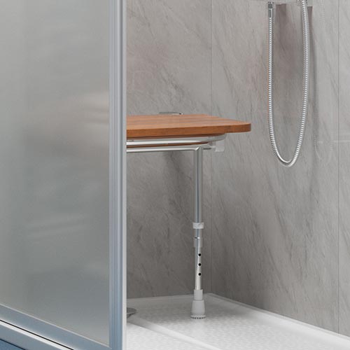 folding shower seat