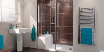 integrated seat shower