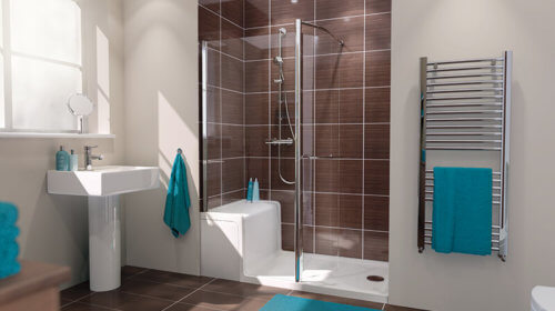 integrated seat shower