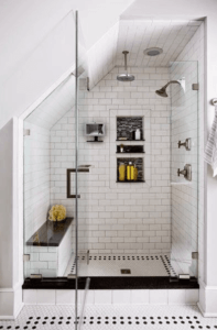 small bathroom walk in shower