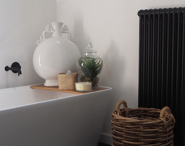 An image of a radiator in a bathroom