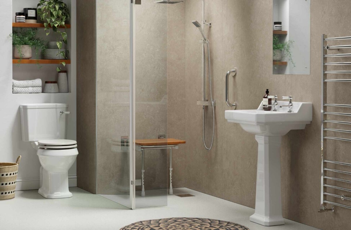 Wetroom home slider